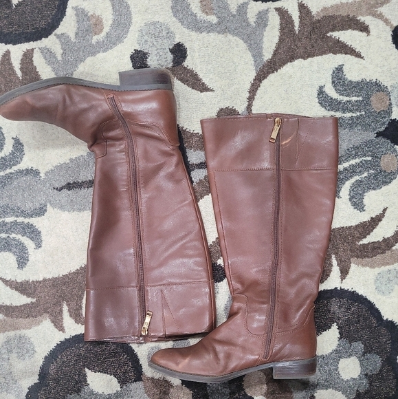 Tommy Hilfiger (Dalyn) Riding Boots Cognac $190 Women's Sz 9M - Picture 10 of 12